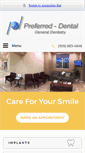 Mobile Screenshot of preferred-dental.com